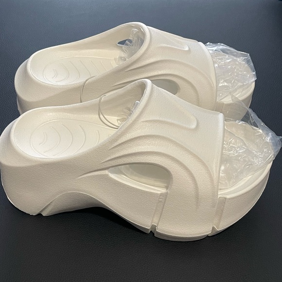 EVA Platform Wedges Non Slip Slides Beach Sandals, Lightweight Chunky Slides - Picture 5 of 13